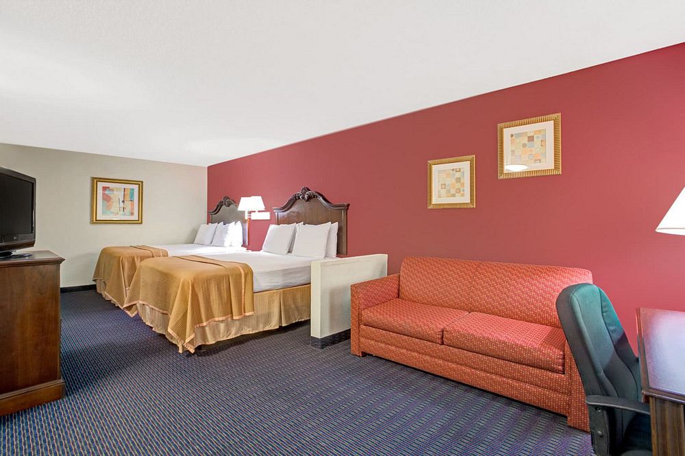 The Living Area in our Spacious Suite